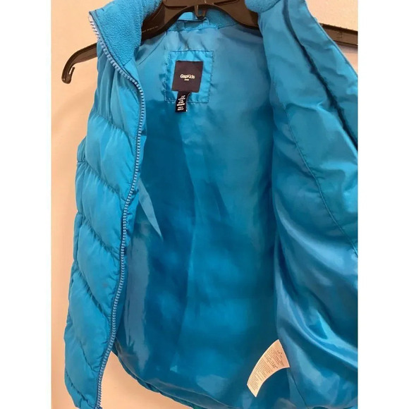GAD KIDS ELECTRIC BLUE PUFF VEST SIZE MEDIUM NO FLAWS NO DEFECTS GREAT CONDITION - Picture 5 of 7